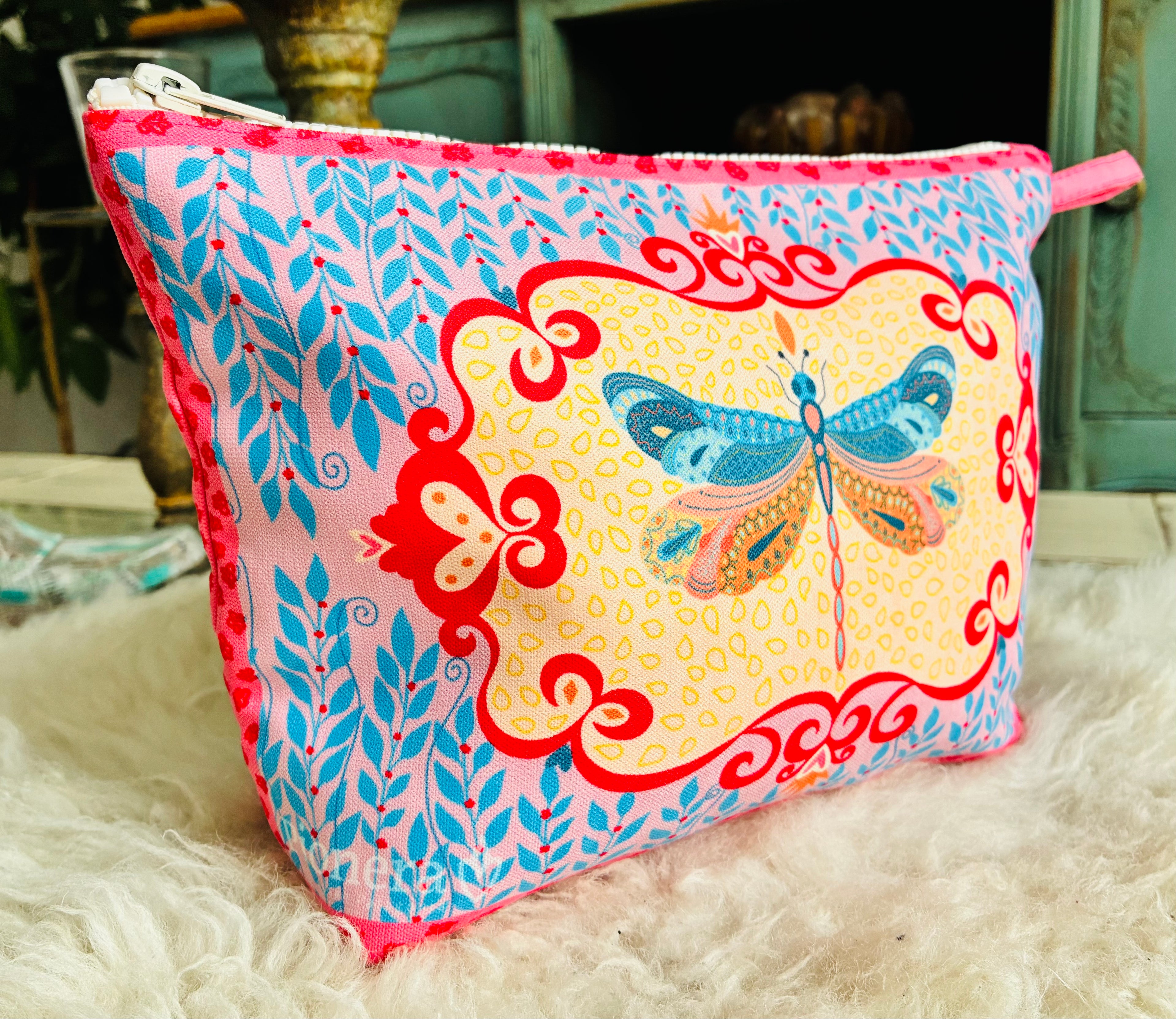 Estuche - Libélula - Rosa