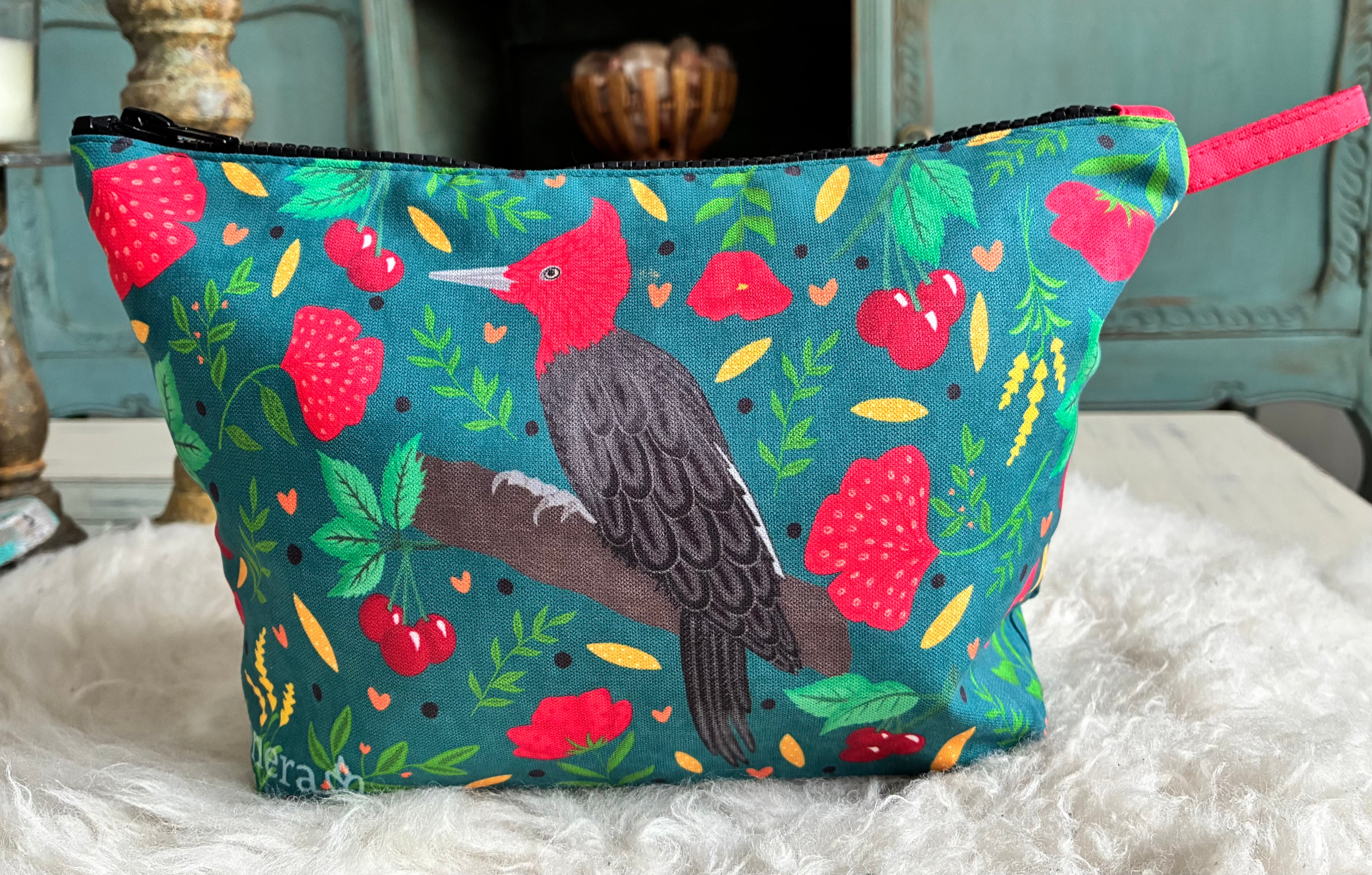 Estuche - Pájaro Carpintero - Verde