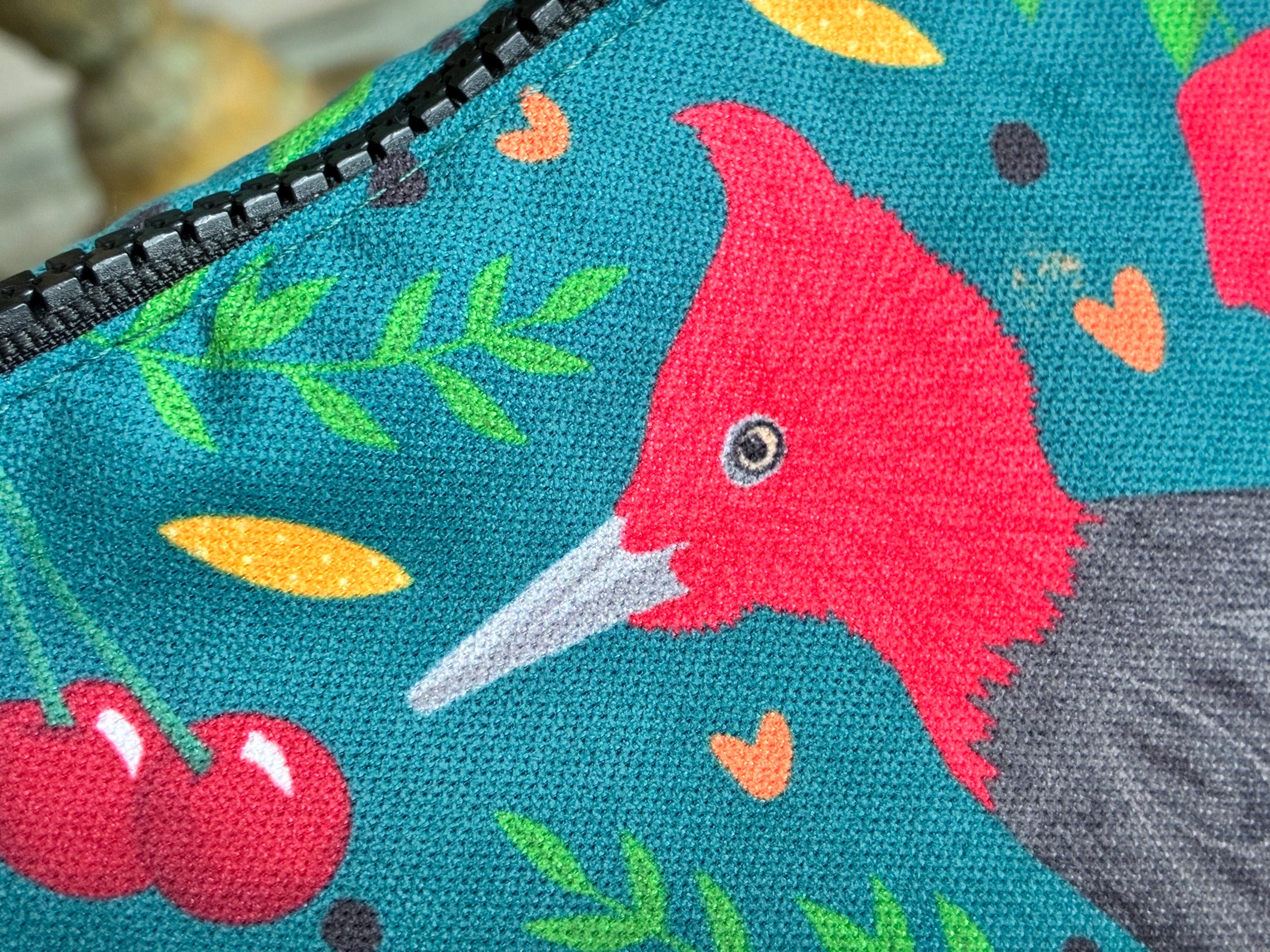 Estuche - Pájaro Carpintero - Verde