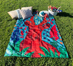 Manta Picnic - Huemul | Patrón Colibrí