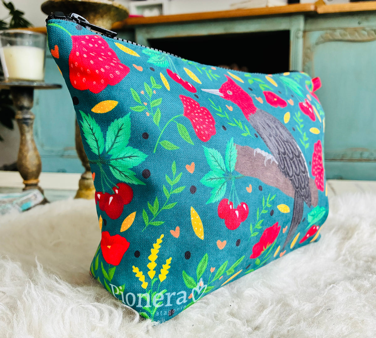 Estuche - Pájaro Carpintero - Verde