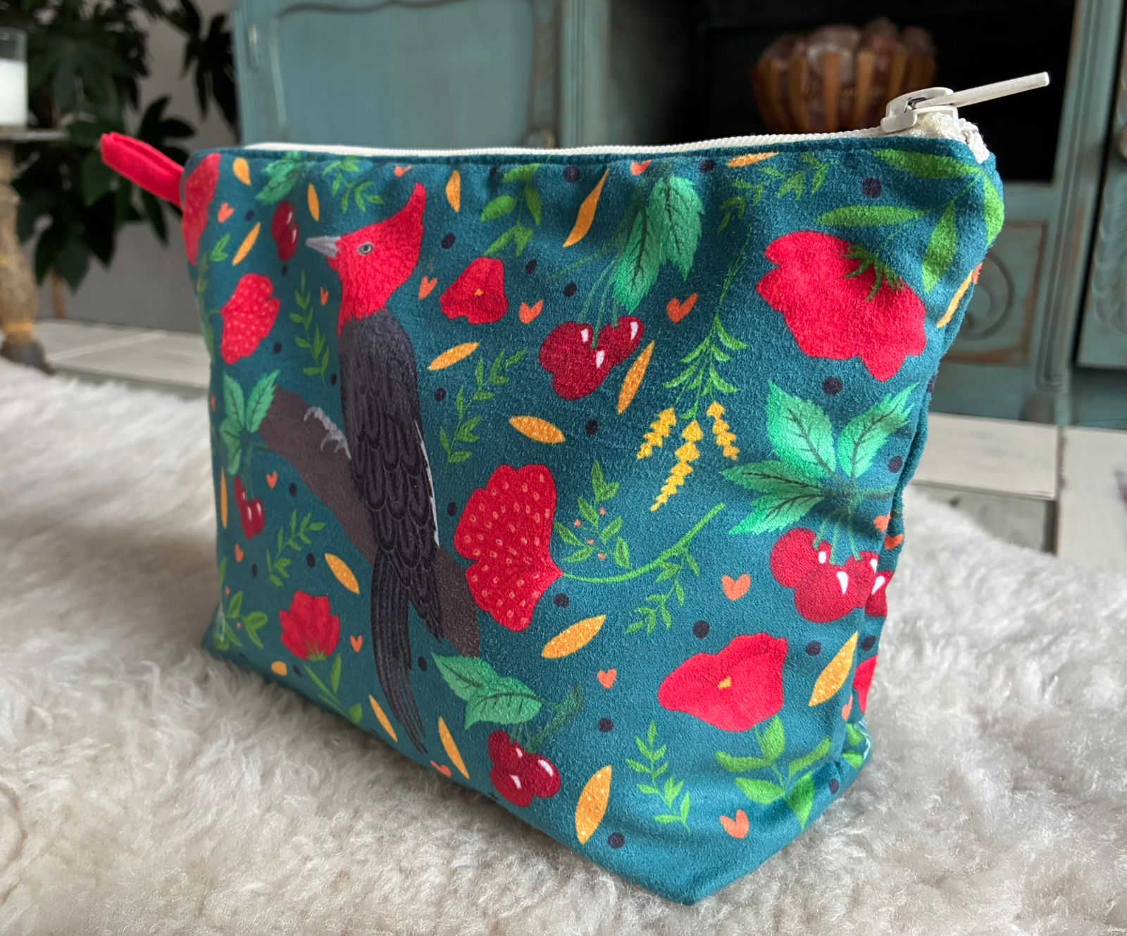 Estuche - Pájaro Carpintero - Verde