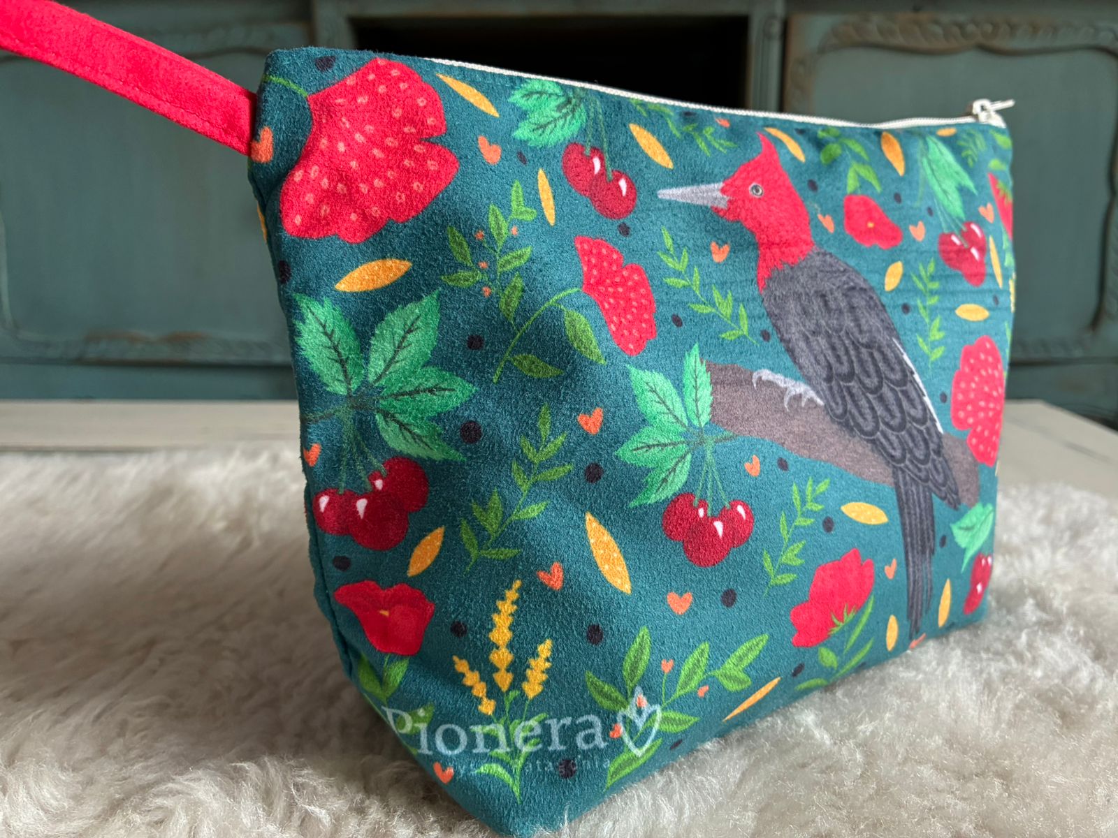 Estuche - Pájaro Carpintero - Verde