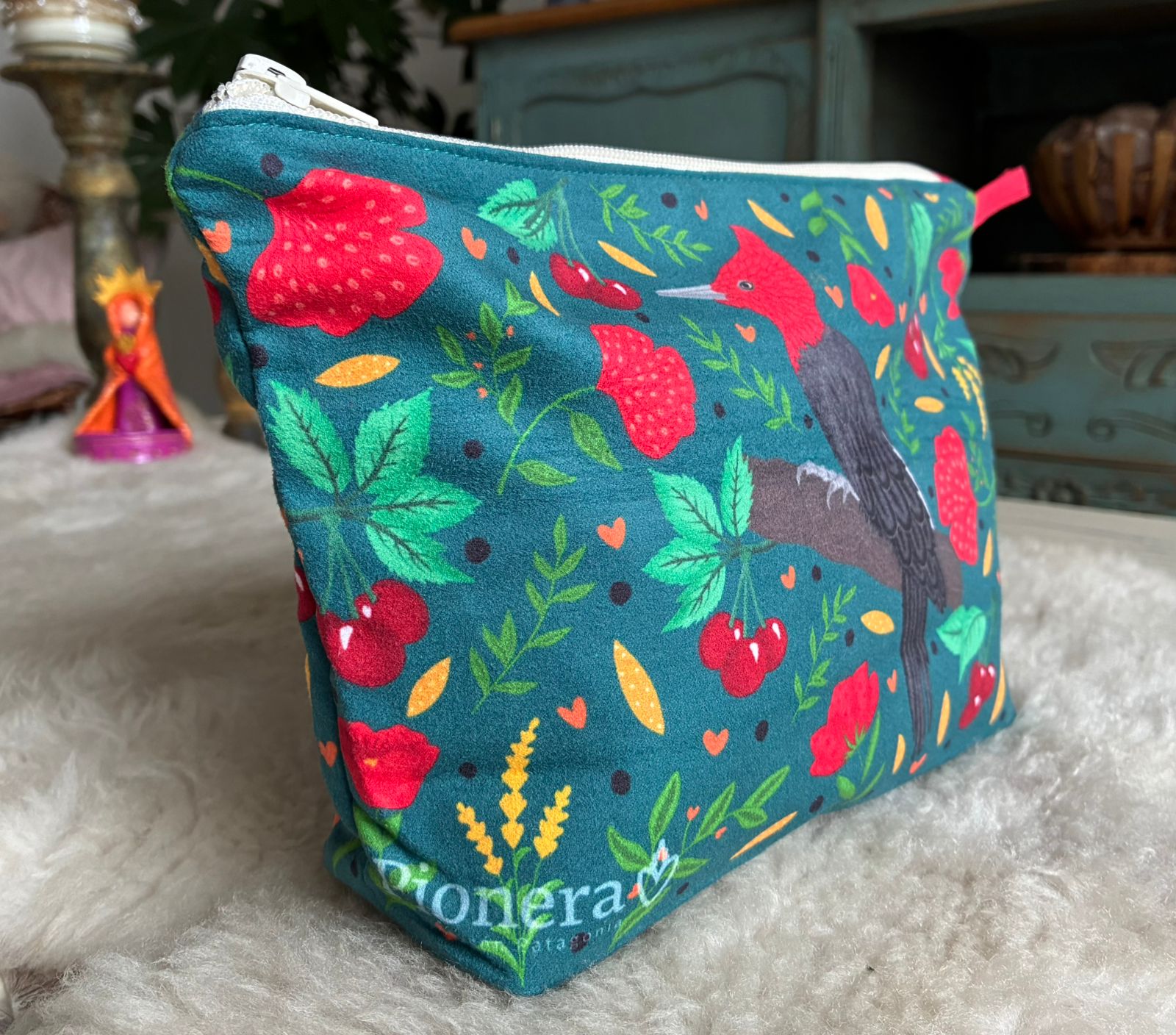 Estuche - Pájaro Carpintero - Verde