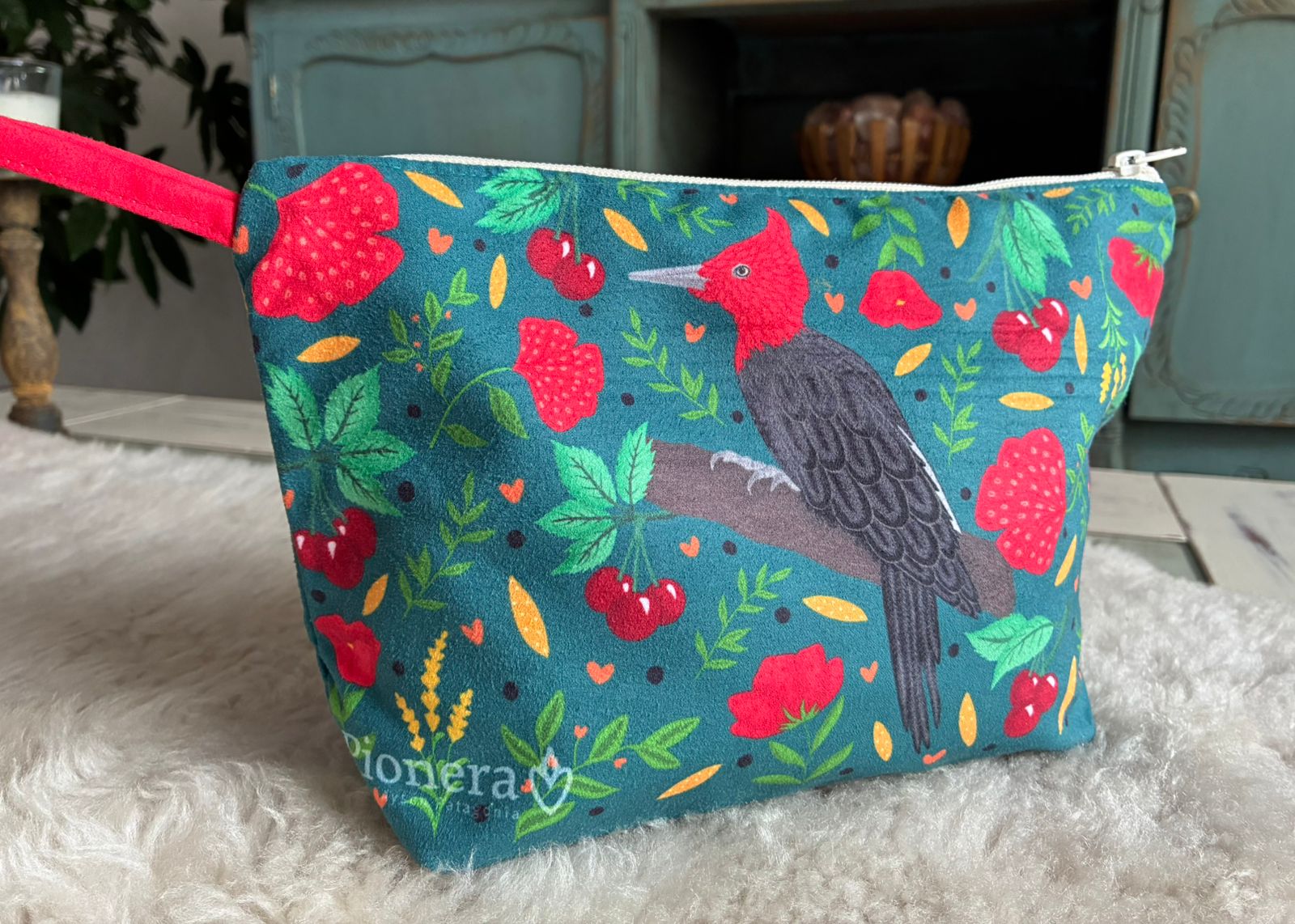 Estuche - Pájaro Carpintero - Verde