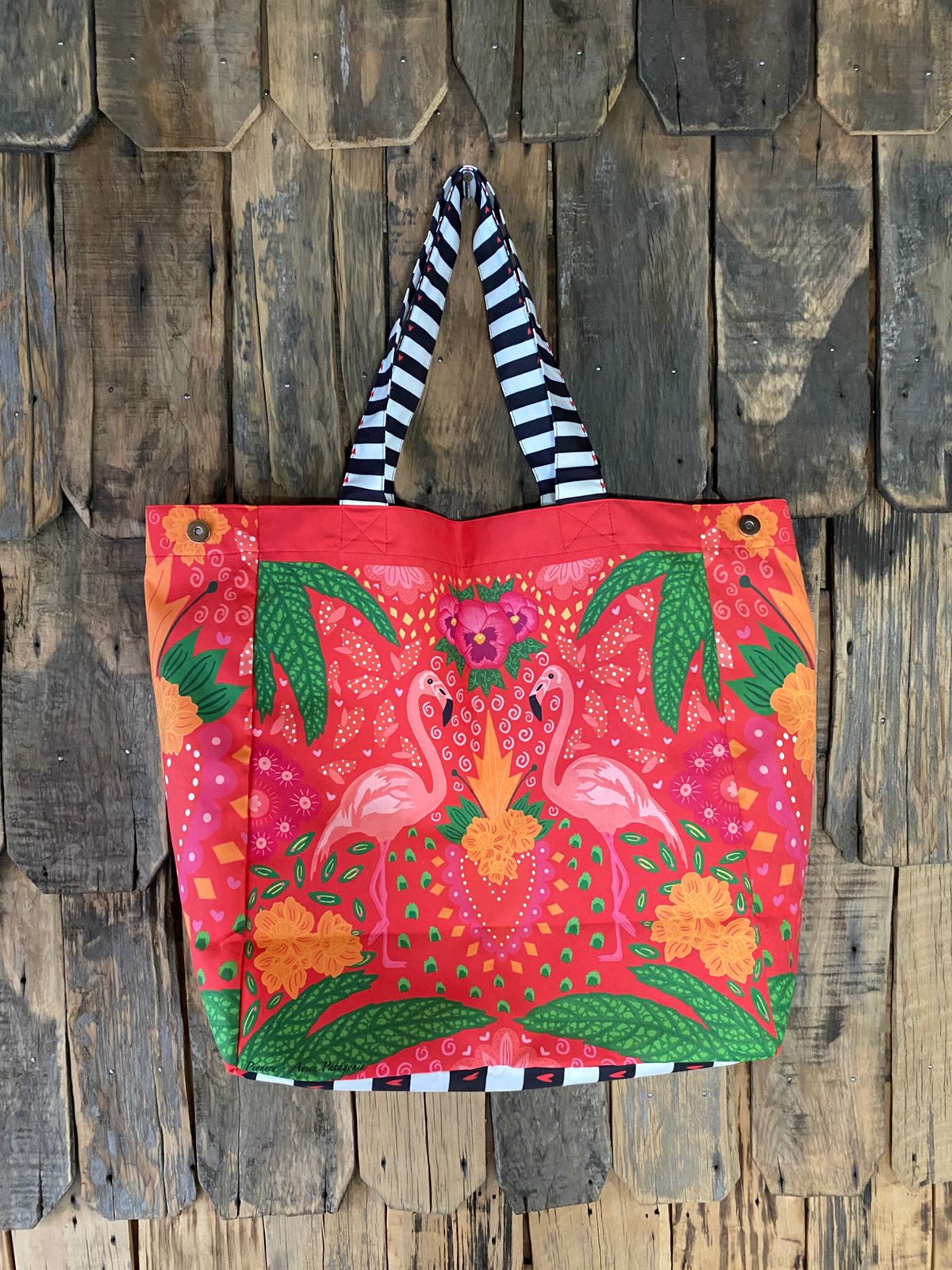 Tote bag - Flamencos (rojo)