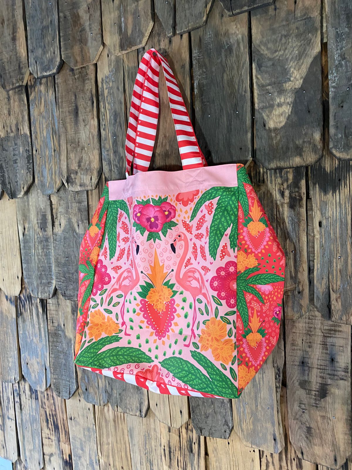 Tote bag - Flamencos (rosa)