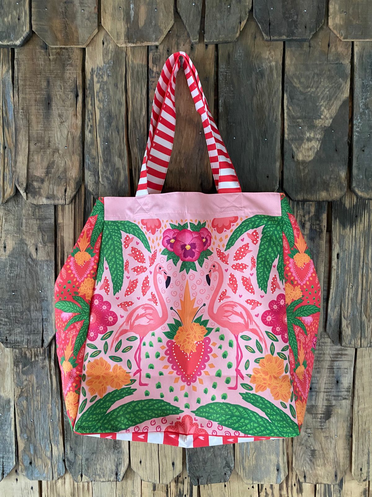 Tote bag - Flamencos (rosa)