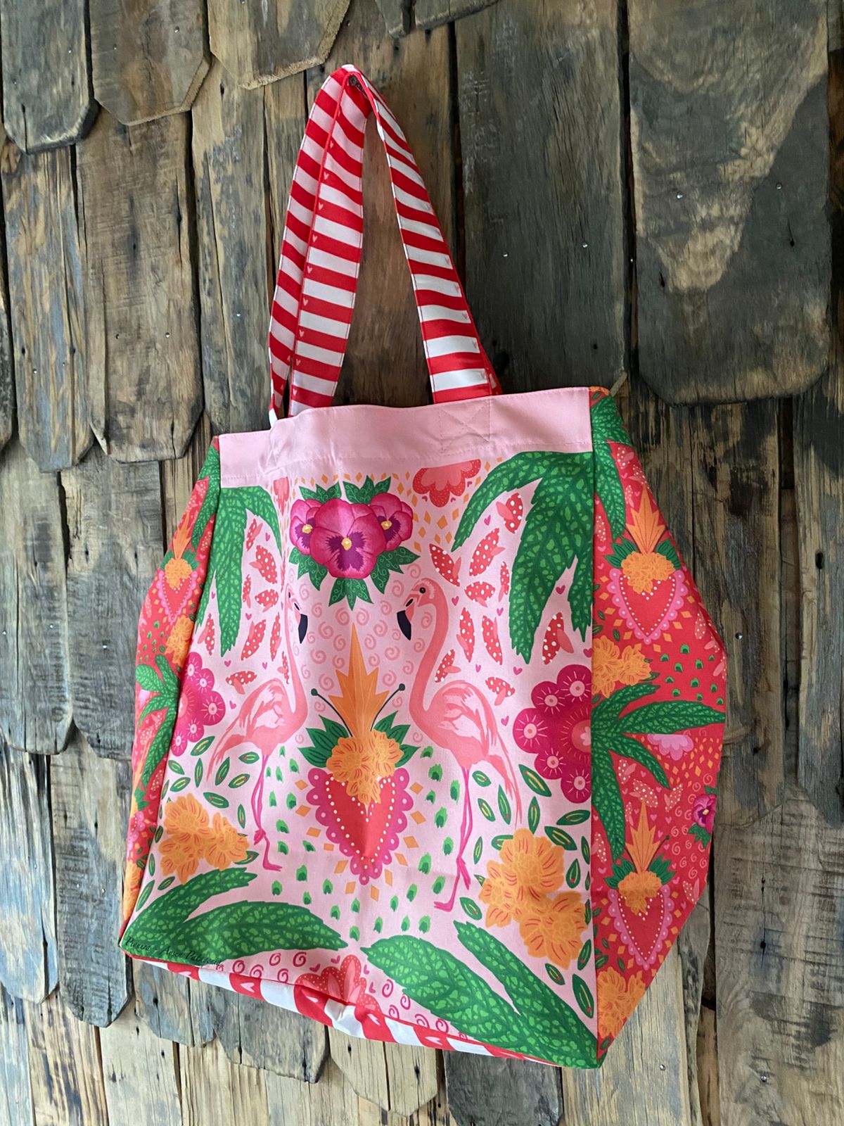 Tote bag - Flamencos (rosa)