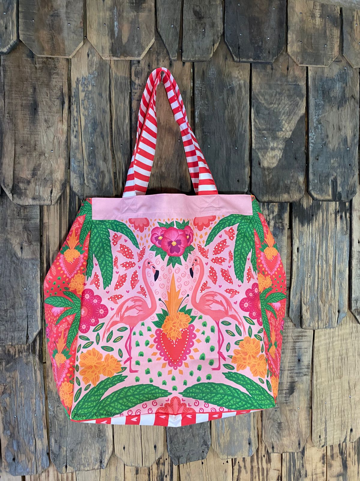 Tote bag - Flamencos (rosa)