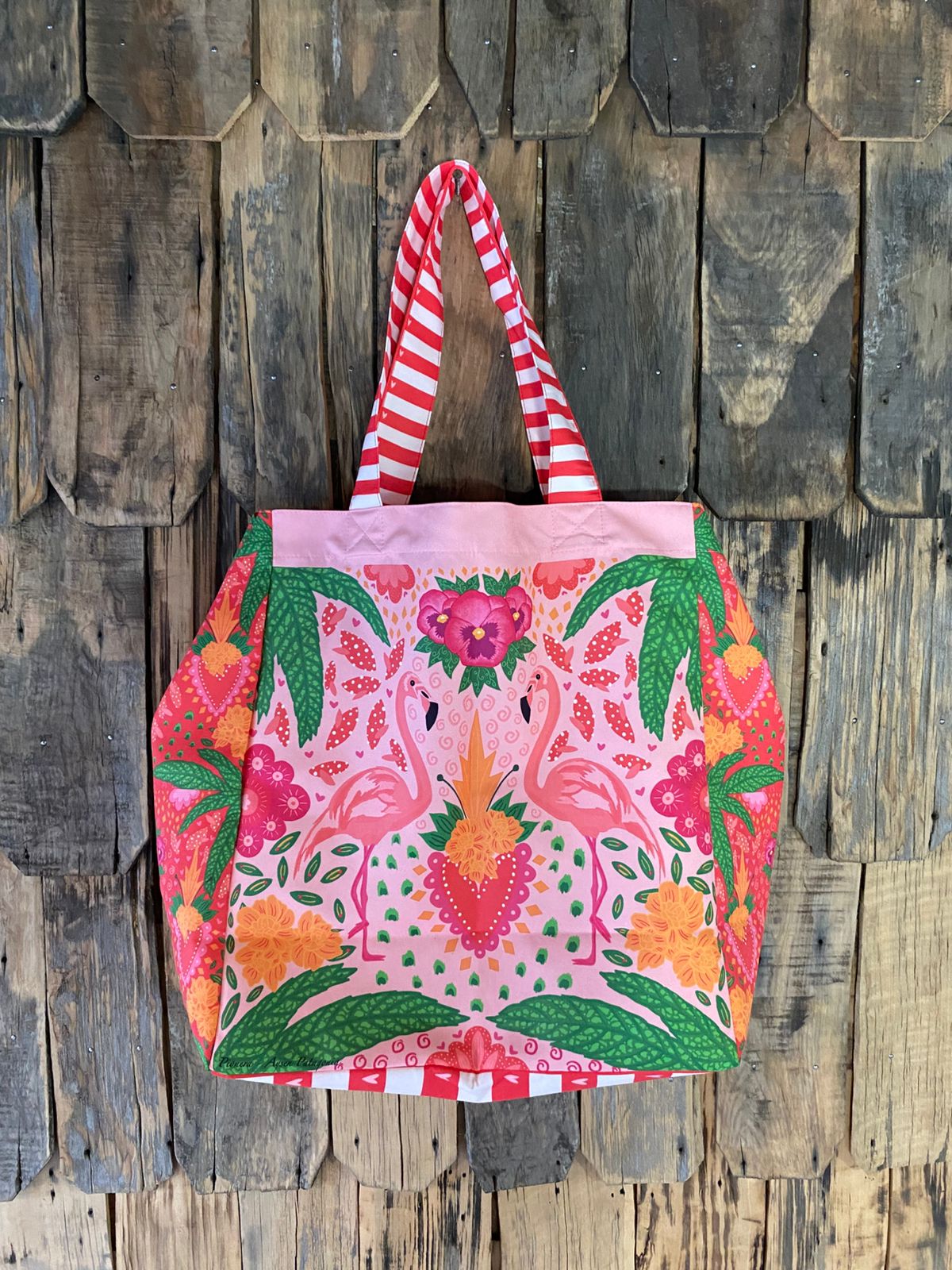 Tote bag - Flamencos (rosa)