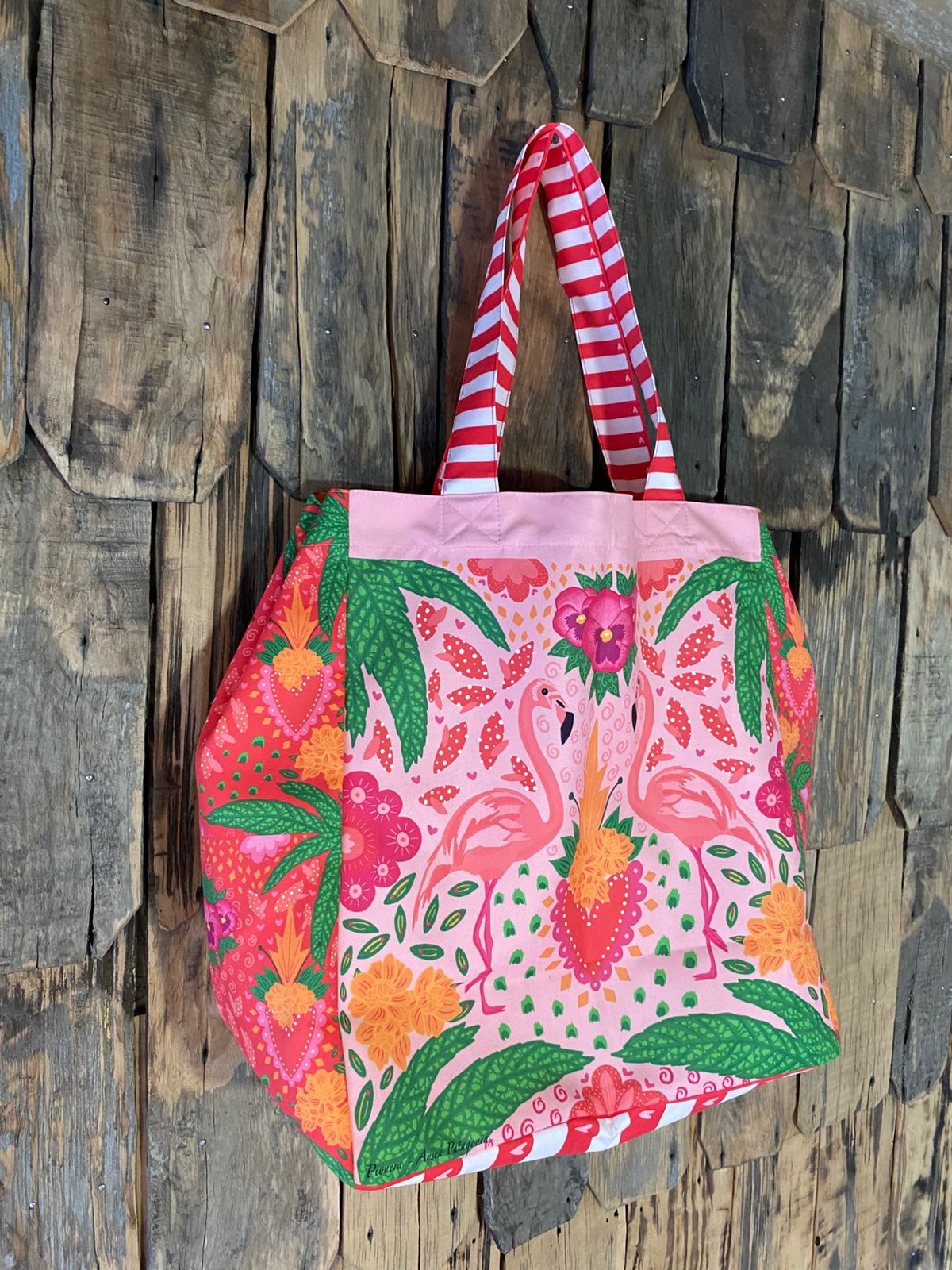 Tote bag - Flamencos (rosa)