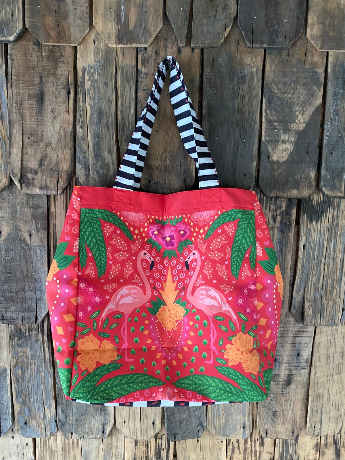Tote bag - Flamencos (rojo)