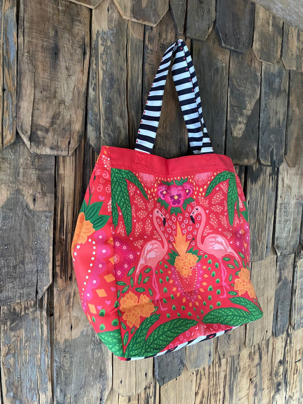 Tote bag - Flamencos (rojo)