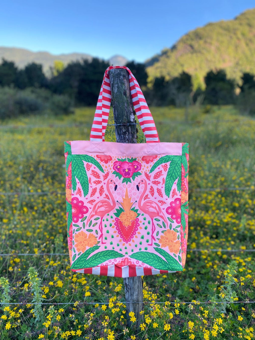 Tote bag - Flamencos (rosa)